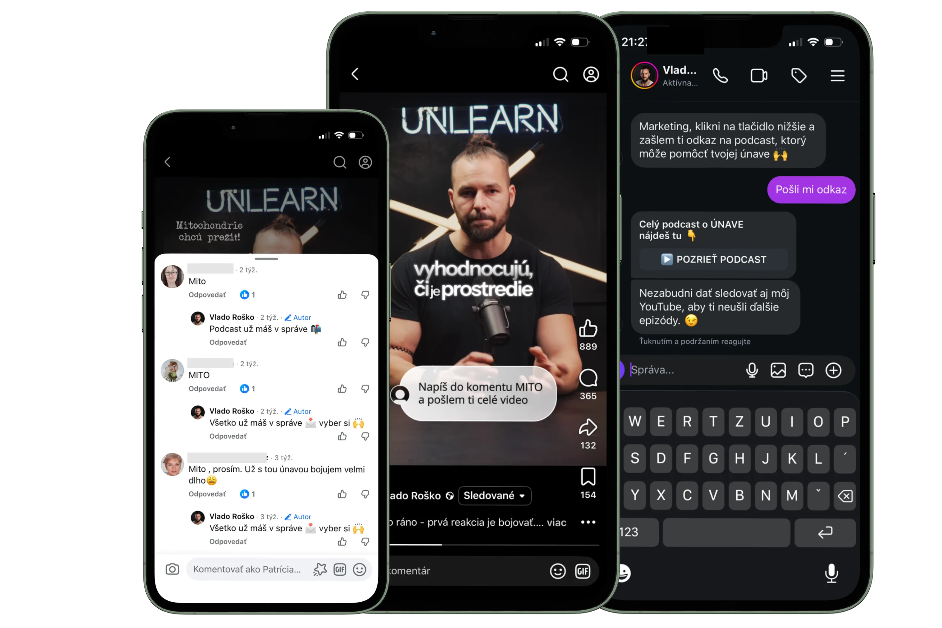 ManyChat na automatické odpovede na komentáre